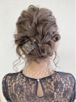 シエ バイ ケンジ 湘南台(sie by KENJE)の写真/顔周りまでこだわる抜け感×華やかさのヘアセット☆特別な日の“かわいい”はsieで♪[湘南台/藤沢市]