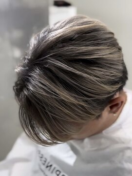 バース 梅田中崎町店(BIRTH) メンズハイライトバレイヤージュメッシュ