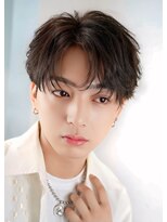 オーシャントーキョー 心斎橋(OCEAN TOKYO WEST)&nbsp;韓国ヘアニュアンスパーマカルマセンターパートコンマヘアウルフ