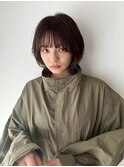 ミディアム/マッシュ/ニュアンスパーマ/韓国/船センターパート