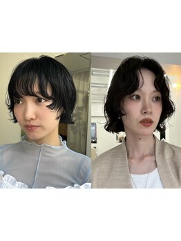 顔まわりのバランスで印象は大きく変わる。パーマと相性の良い似合わせデザインを提案します。