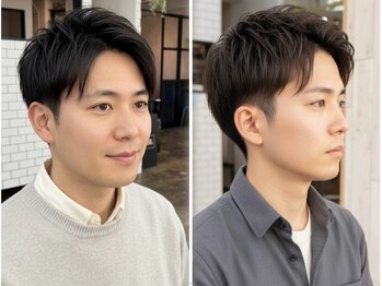 ミュージアム(MUSEUM)の写真/ニュアンスもお任せ!忙しい朝も簡単セットでキマるスタイルが人気◎清潔感のある爽やかヘアに。