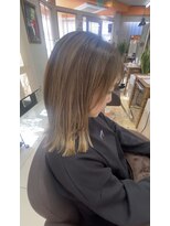 アース オーセンティック 岡山青江店(EARTH Authentic) お白髪ぼかしハイライト☆彡