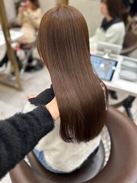 ロンドブルーム 天神大名店(Lond Bloom) ブラウンカラー/ブリーチなしカラー/ヘアアレンジ/福岡天神/20代