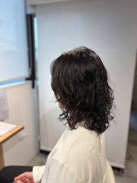 ソイクフ 四条大宮店(SOY-KUFU) 20代30代40代◎似合わせカットミディアムレイヤーカットパーマ