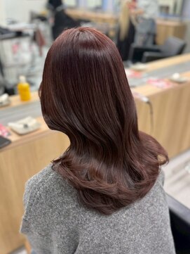 ペレ 原宿(PELE) ダブルカラー/ケアブリーチ/羽エクステ/原宿