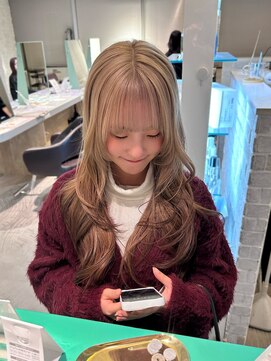 コルプラス(col +plus) ホワイトベージュ/レイヤーカット