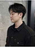 メンズ/白髪ぼかし/刈り上げセンターパート/ハイライト/新宿