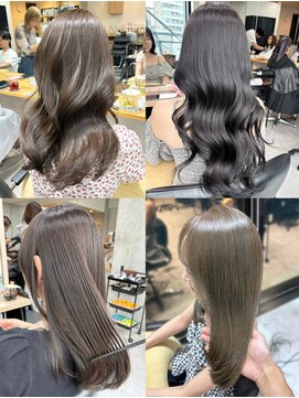 ディーエックス ウエスト(Dxxxx WEST) 艶カラー［韓国/顔周りカット/レイヤーカット/イルミナカラー］