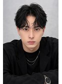 メンズカットメンズヘアシースルーマッシュダウンパーマ