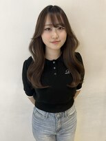 アクシス 栄店(`AXIS)&nbsp;森崎ワンホンレイヤー/ミルクティーブロンド/ダークブルー/栄