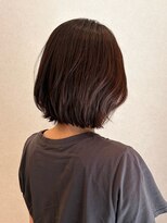 ヘアサロン リリィ(hair salon riri)&nbsp;チョコレートブラウン×外はねボブ