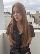 ラニヘアサロン(lani hair salon) 暖色ミルクティーベージュ/スーパーロング/ブラウンカラー//