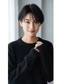 ショート髪型20代30代40代50代前髪あり前髪なし面長丸顔越谷