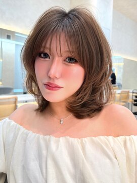 ハーツ 熊本(hearts.) 大人気の透明感ヘーゼルベージュ×レイヤーカット