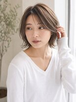 ヘアリゾート粋 トゥジュ 池袋東口店(tujuh) 透明感ブラウンアッシュ/レイヤーカット/くびれショート