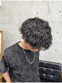 メンズ波巻きパーマ