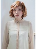 ふわり秋風に遊ぶシフォンボブ
