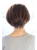 大人女性王道シンプルボブ