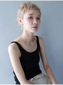 ベリーショートなマッシュウルフ