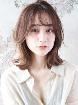 アフロート ルヴア(AFLOAT RUVUA) 20/30/40代人気◎簡単きゅっ【大人くびれ巻き外ハネミディ】京佳