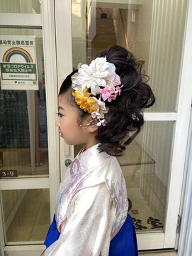 矢島美容室 荻窪店 ヘア,袴の着付け