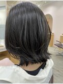 透明感×ダークオリーブ