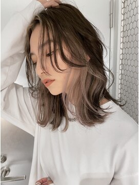 サイン 表参道(SIGN) 【酒井】インナーカラー/フェイスハイライト/イヤリングカラー