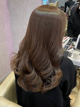 ロンド フィーユ(Lond fille) momo限定♪ブリーチなし！オリーブグレー☆