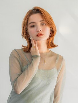 アグ ヘアー ラウンジ 新百合ケ丘店(Agu hair lounge) 大人な外ハネミディアムボブ　2