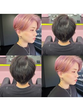 キジ(KIJI) ★ホワイトピンク×ハンサムショート★詳細はブログまで