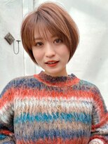 ロンド エスポワール 錦糸町(Lond espoir)&nbsp;黒髪グレーベージュ前髪パーマレイヤーロング　錦糸町/ショート