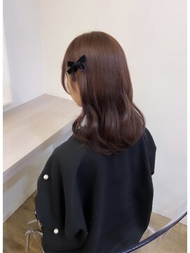 イオエ(ioe) 黒髪/ボブルフ/ネビージュ/小顔/ワンレン/髪質改善/グレージュ