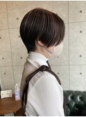 ハンサムショートコントラストハイライト