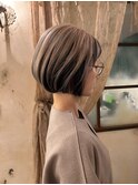 ボブ☆白髪ぼかしグレージュ☆★30代お客様施術後★☆
