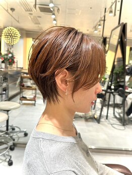 高いカット技術とセンスを要するショートカットなら“三浦”にお任せ☆白髪ぼかし×ショートヘアが得意◎