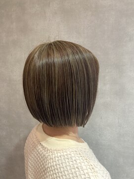 ヘアースペースブルームエア HAIR SPACE BLOOM Ea 【三国/白髪ぼかしハイライト】酸性ストレートも人気♪