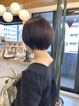 ロンドアジュール 横浜(Lond azur) ★伸ばしかけでも可愛く！長めのショート！ショートボブ！横浜