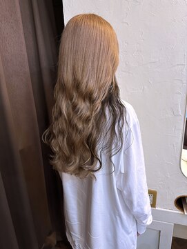 ログ(L.O.G) 【1ケアブリーチ】カット+1ケアブリーチ+カラー+トリートメント