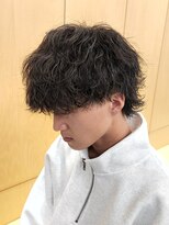 ヒュイル バイ ニアウ(Hwyl by Niau)&nbsp;マッシュウルフ波巻きスパイラルパーマツイストスパイラルメンズ