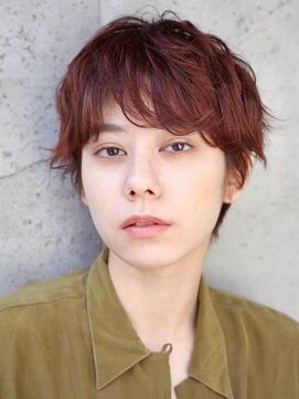 アンドレイ 表参道(andrey) デザインカラー/レイヤーカット/ウェットヘア/オリーブベージュ