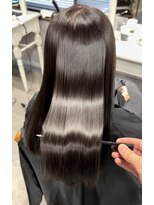 ナナシ(nanac)&nbsp;髪質改善ストレート＋ナチュラルブラック