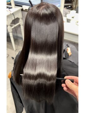 ナナシ(nanac) 髪質改善ストレート＋ナチュラルブラック