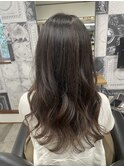 巻いても形にくすみ系カラー