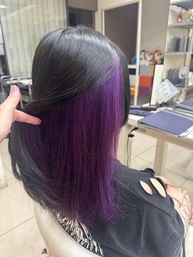 プロデュース 東橋本店(Produce) インナーカラー×ぶどうカラー【橋本/東橋本】