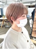 熊本ショート　ハイトーンマッシュショート　熊本美容室　上通り