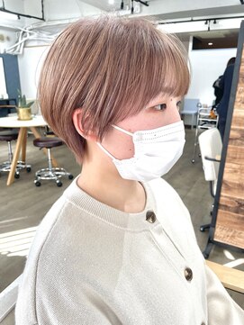 ルアン 上通り(ruen) 熊本ショート ハイトーンマッシュショート 熊本美容室 上通り
