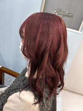 パラゴンヘア(Paragon hair) チェリーRED