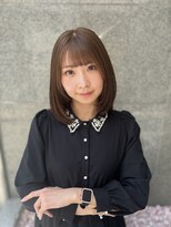 ファーレンピュア(FAHREN PURE)&nbsp;ヘーゼルベージュ／イルミナカラー／レイヤー／ボブ／和光市