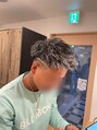 マジック(magic) ジェットモヒカン×ホワイトメッシュ×ツイストスパイラル